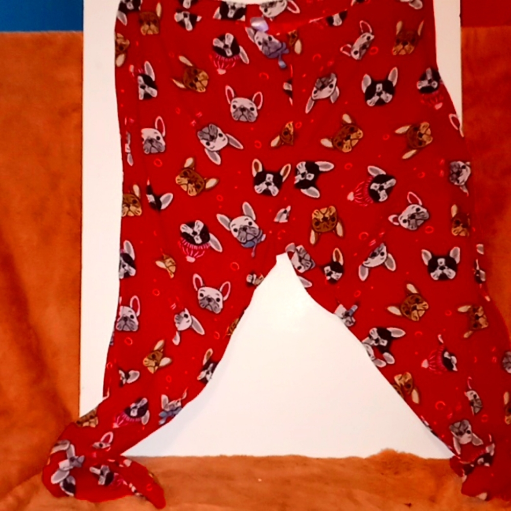 Doggy Christmas pajama bottoms